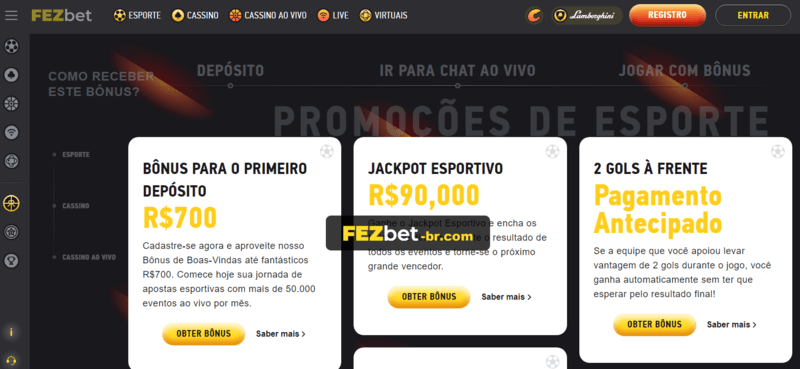 Entrar no site da betano