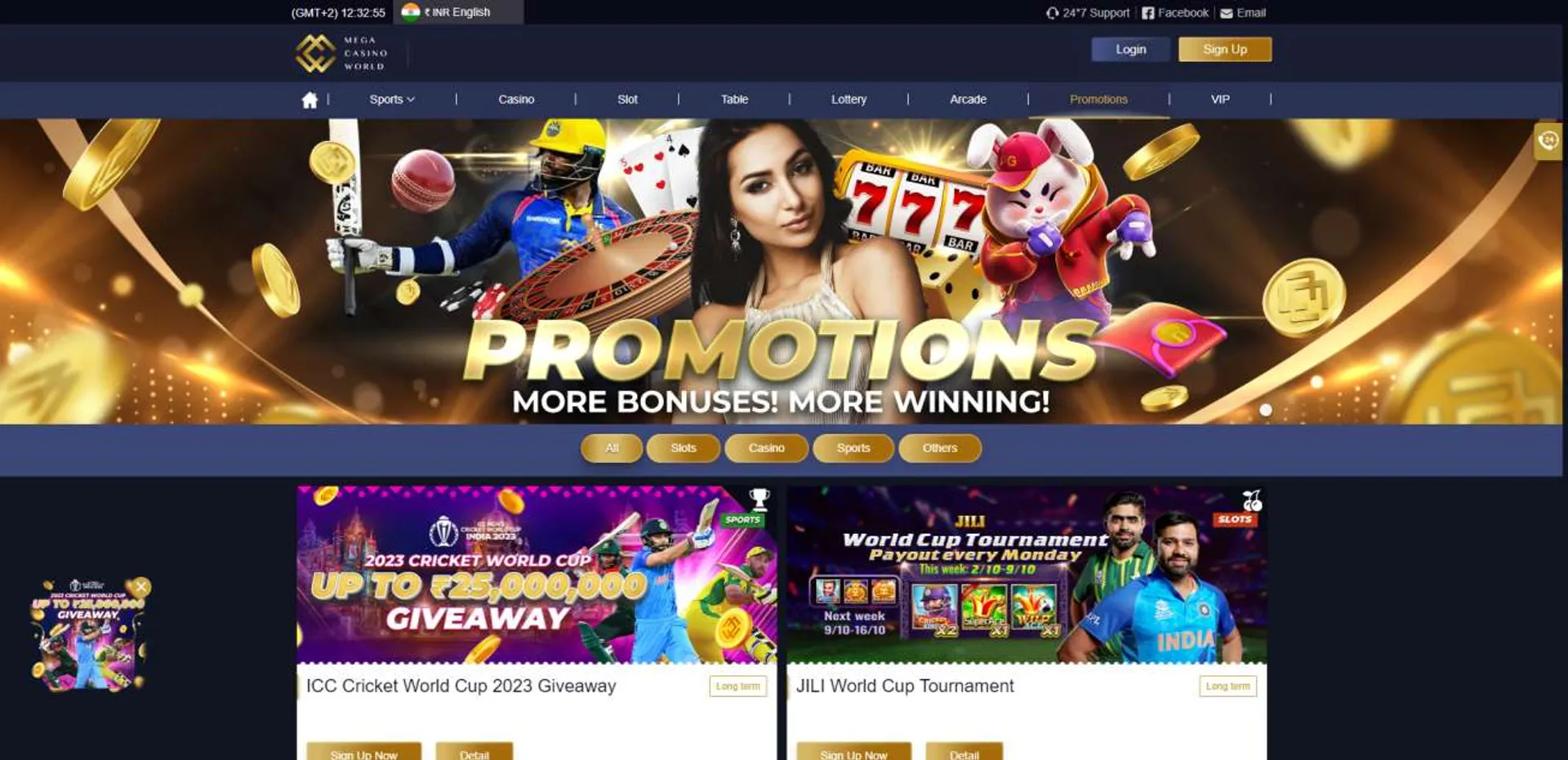 Código promocional vbet